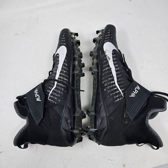 Nike Alpha Menace Pro 2 Men’s Football Cleats Black Size 12 AQ3209-002 No Box. - Picture 7 of 10